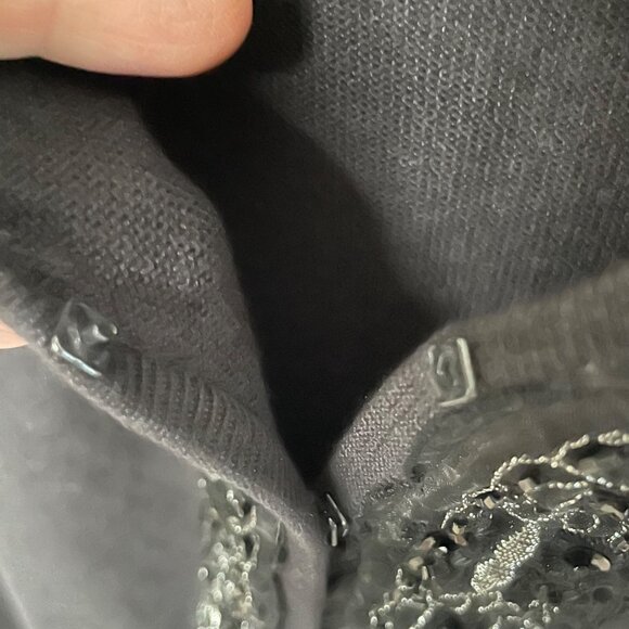 Valerie Stevens Silk Blend Beaded Embroidered Cardigan Sweater NWT Women’s 1X - Picture 6 of 9